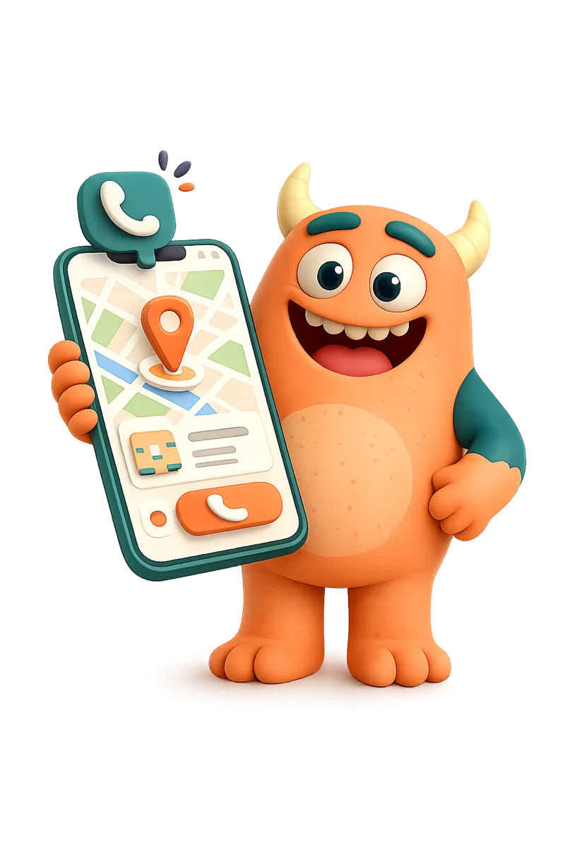 digital M.onster mit Handy